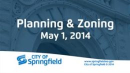 Planning & Zoning - May 1, 2014