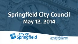 City Council Meeting - May 12, 2014