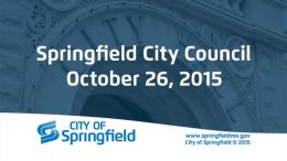 City Council Meeting - October 26, 2015