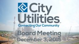 City Utilities Board - December 3, 2015