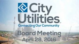 City Utilities Board - April 28, 2016