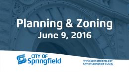 Planning & Zoning - June 9, 2016