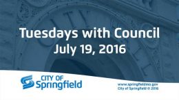 Tuesdays with Council - July 19, 2016