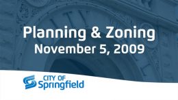 Planning & Zoning - November 5, 2009