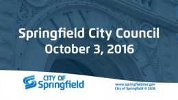 City Council Meeting - October 3, 2016