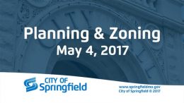 Planning & Zoning Meeting - May 4, 2017