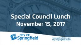 Special City Council Lunch - November 15, 2017