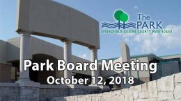 Park Board Meeting - October 12, 2018