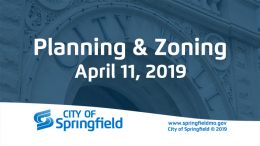 Planning & Zoning Meeting -   April 11, 2019