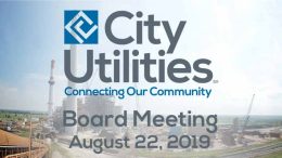City Utilities Board Meeting - August 22, 2019