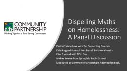 Community Conversation - Dispelling Myths on Homelessness