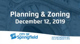 Planning & Zoning Meeting - December 12, 2019
