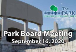Park Board Meeting - September 16, 2020