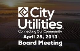 City Utilities Board – April 25, 2013